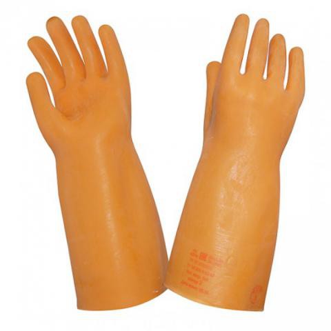 Диэлектрические бесшовные резиновые перчатки